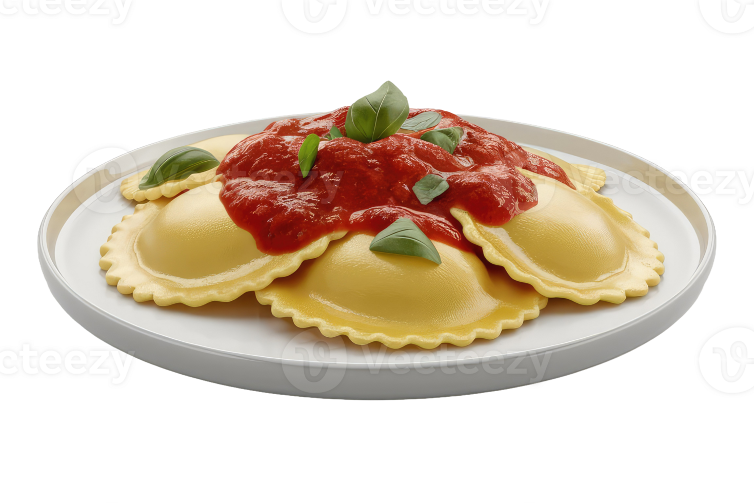 Ravioli with Tomato Sauce png