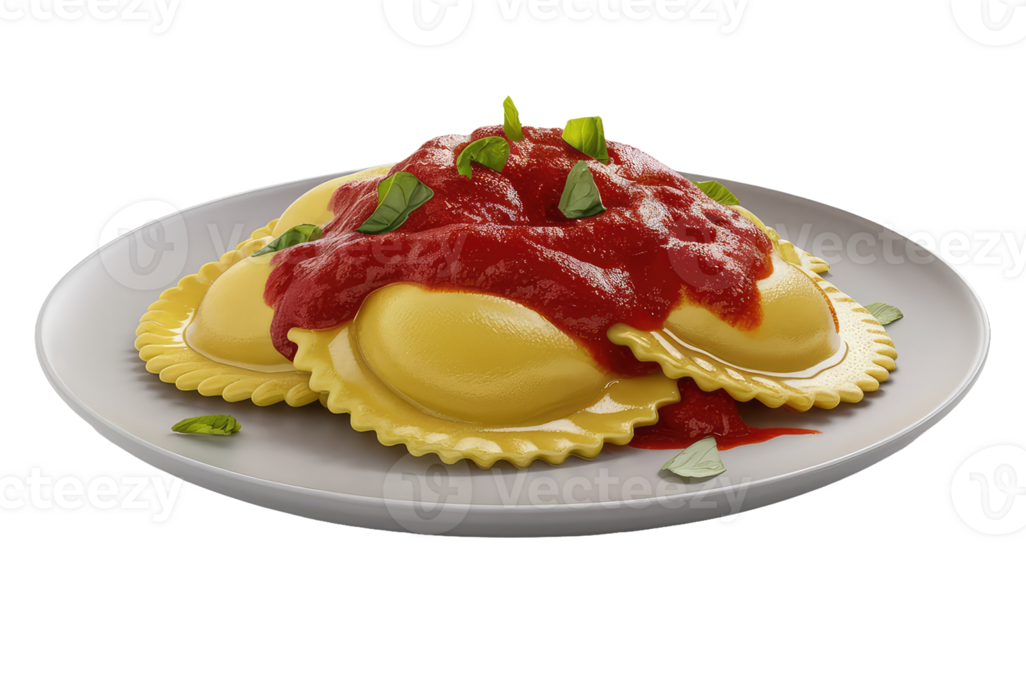 Ravioli with Tomato Sauce png