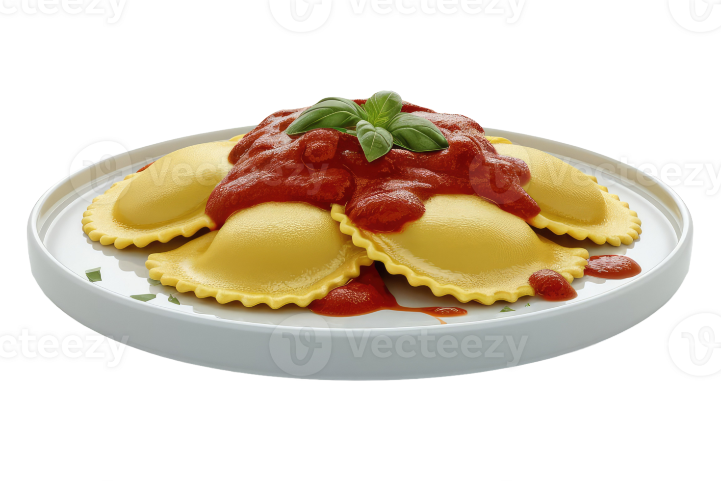 Ravioli with Tomato Sauce png