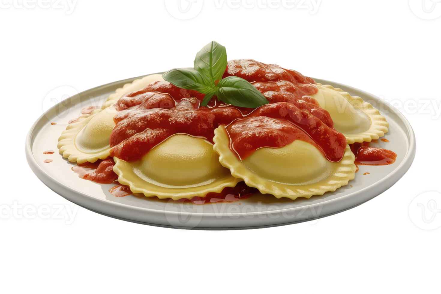 Ravioli with Tomato Sauce png