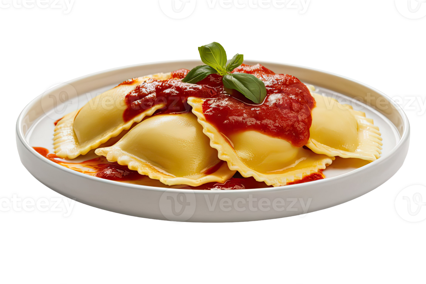 Ravioli with Tomato Sauce png