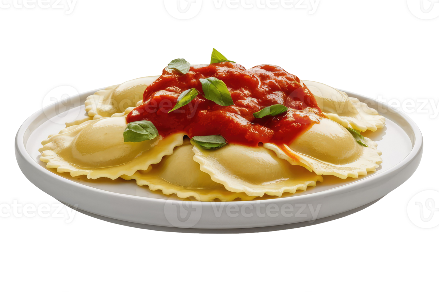 Ravioli with Tomato Sauce png
