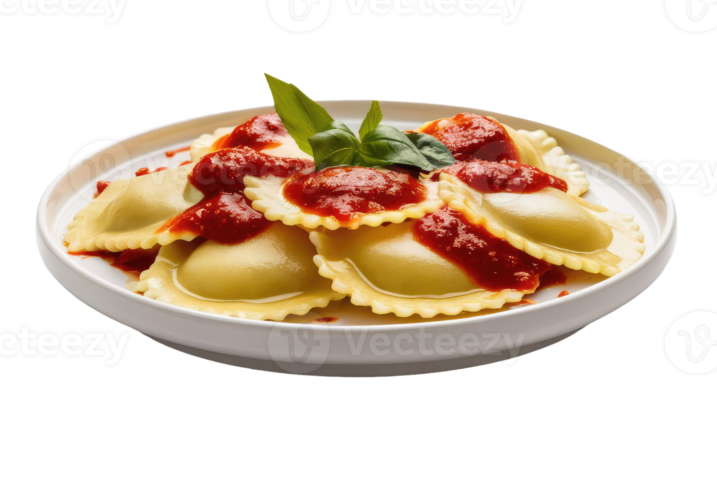 Ravioli with Tomato Sauce png