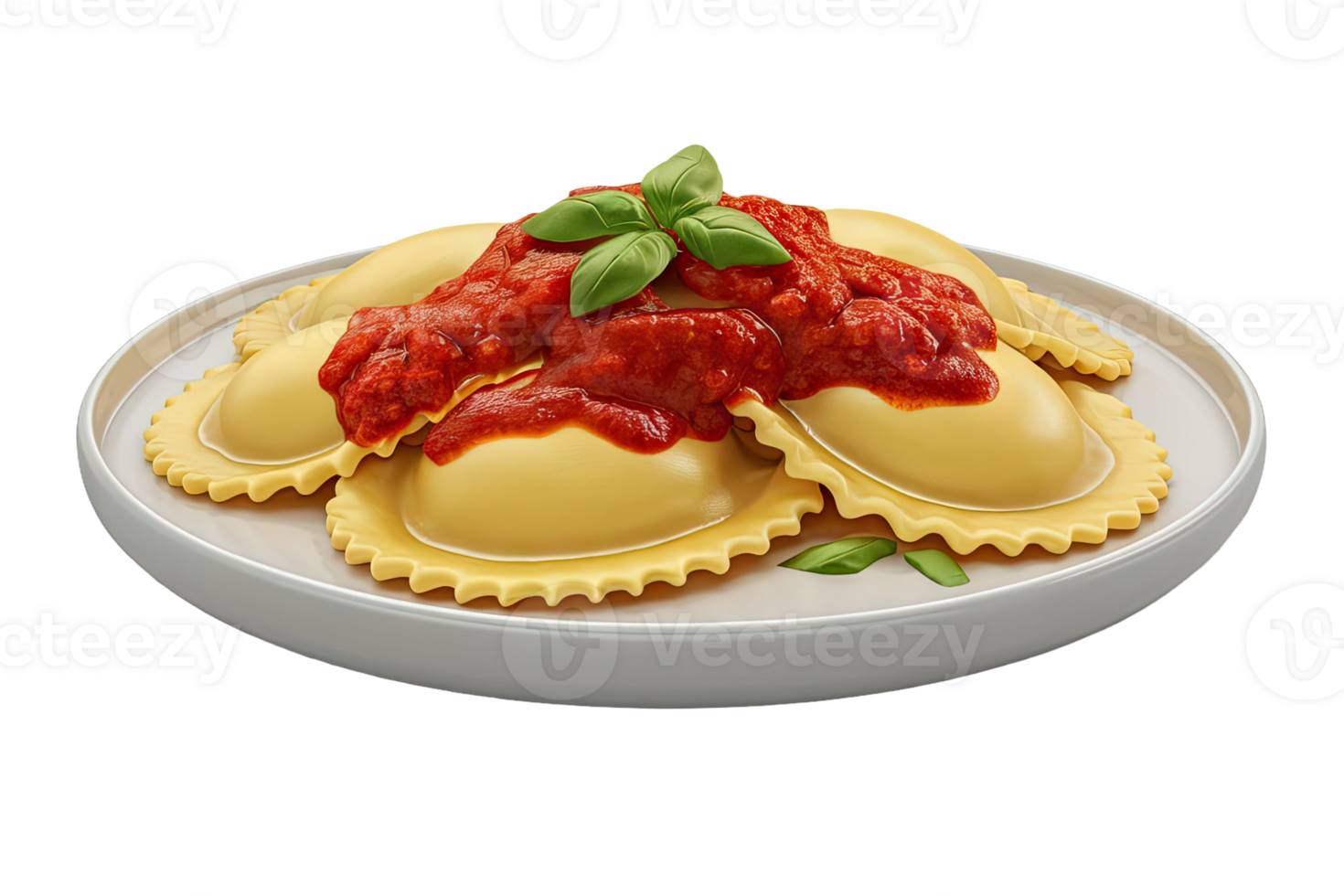 Ravioli with Tomato Sauce png