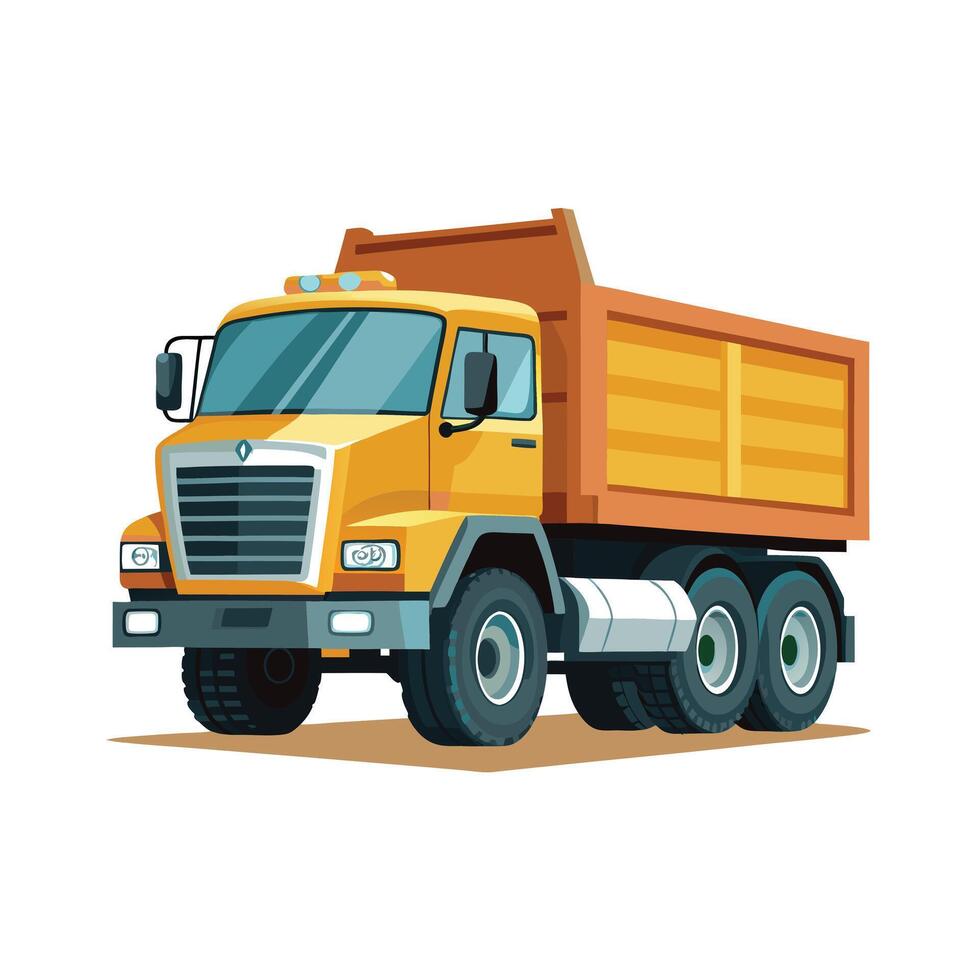 Realistic Truck Illustration vector