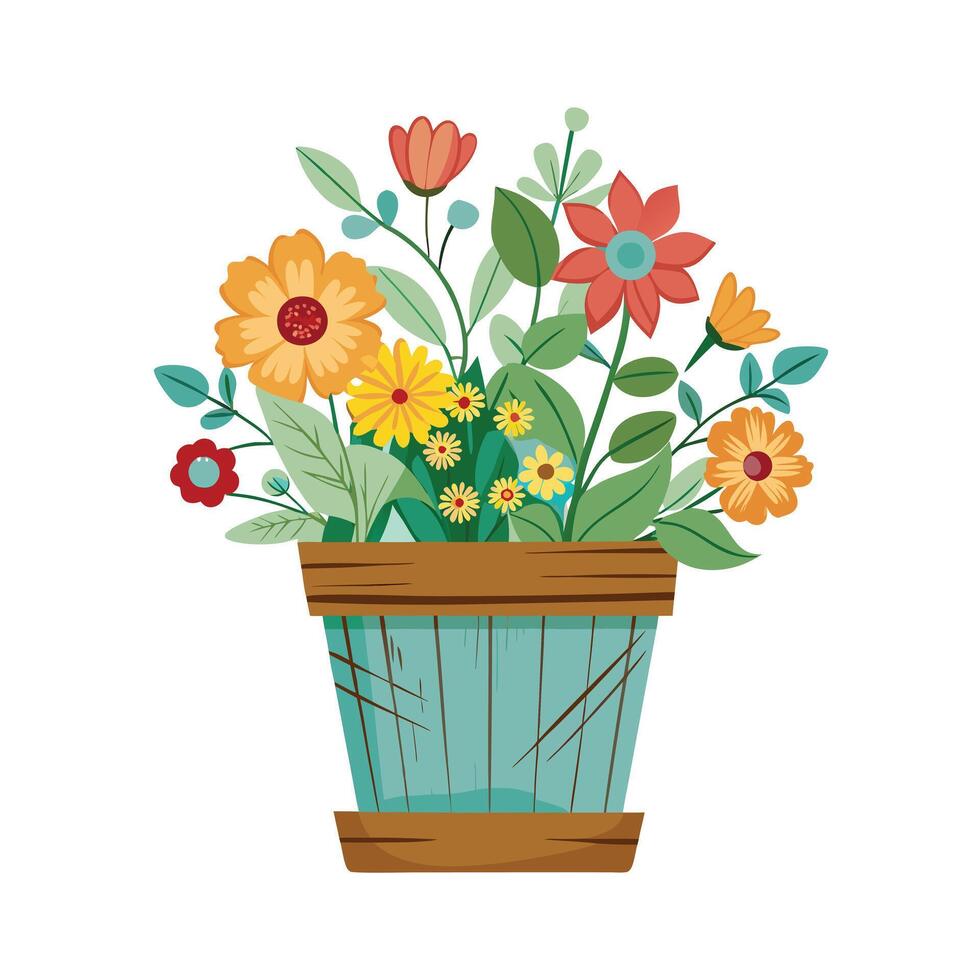Flowerpot Houseplant Illustration vector