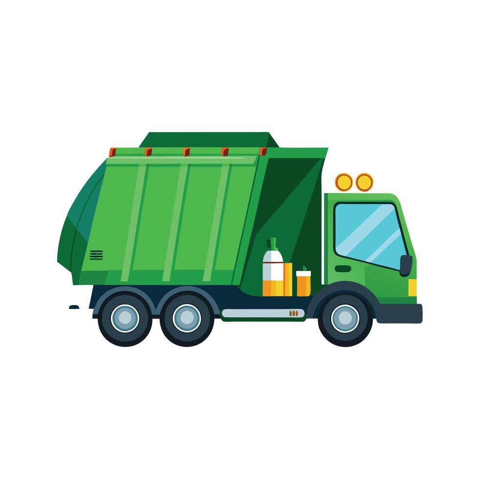 Realistic Truck Illustration vector