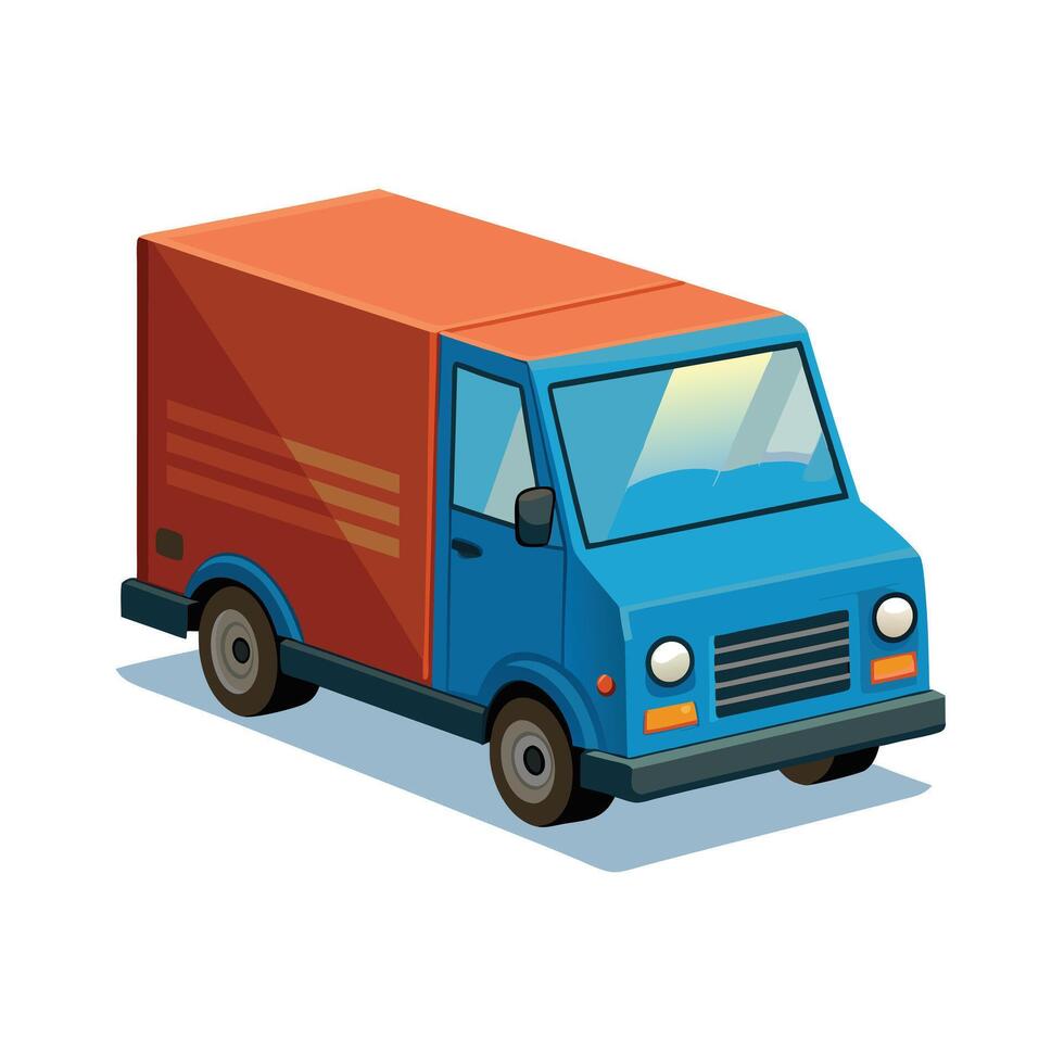 Realistic Truck Illustration vector