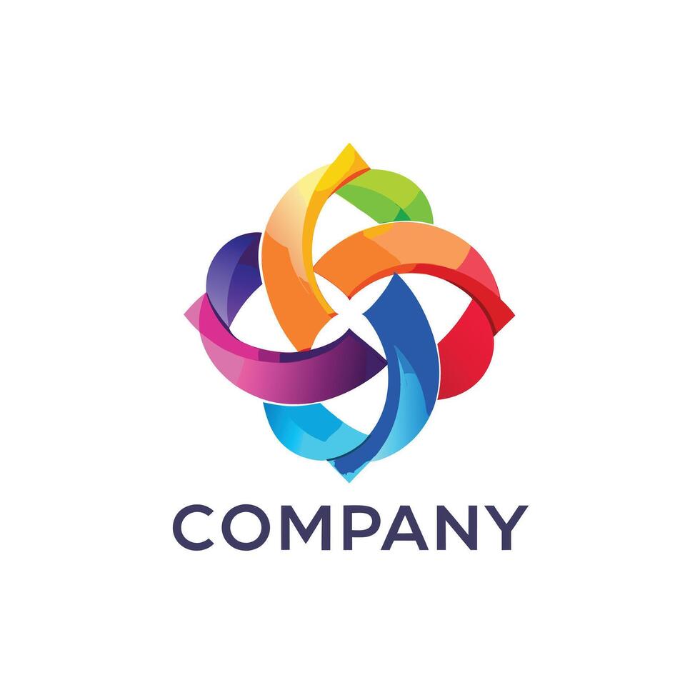 Abstract Logo Design for any Corporate, Brand, Business, Company vector