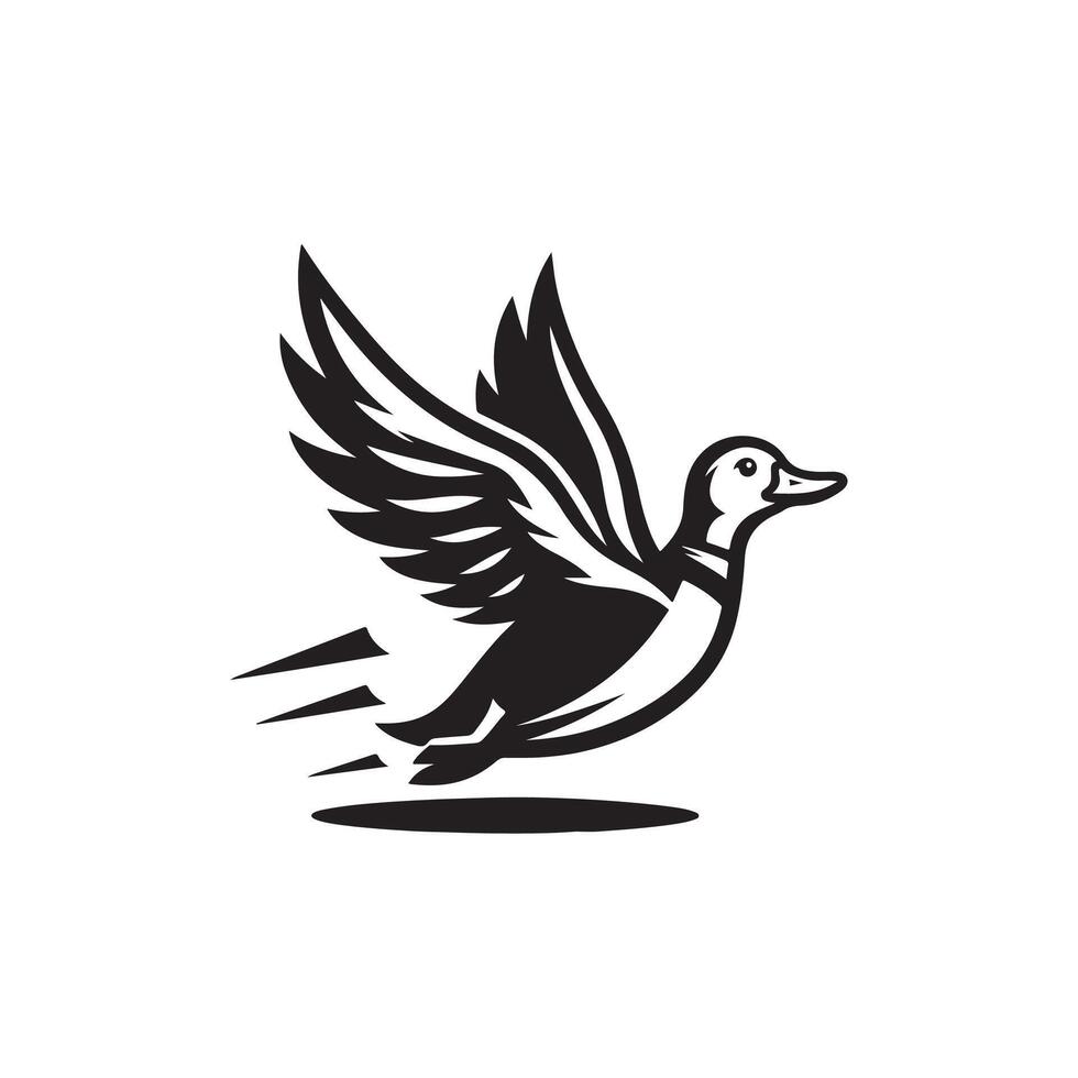duck silhouettes, Lake Ducks Silhouette, Duck silhouettes, duck collection, various poses, black isolated figures vector