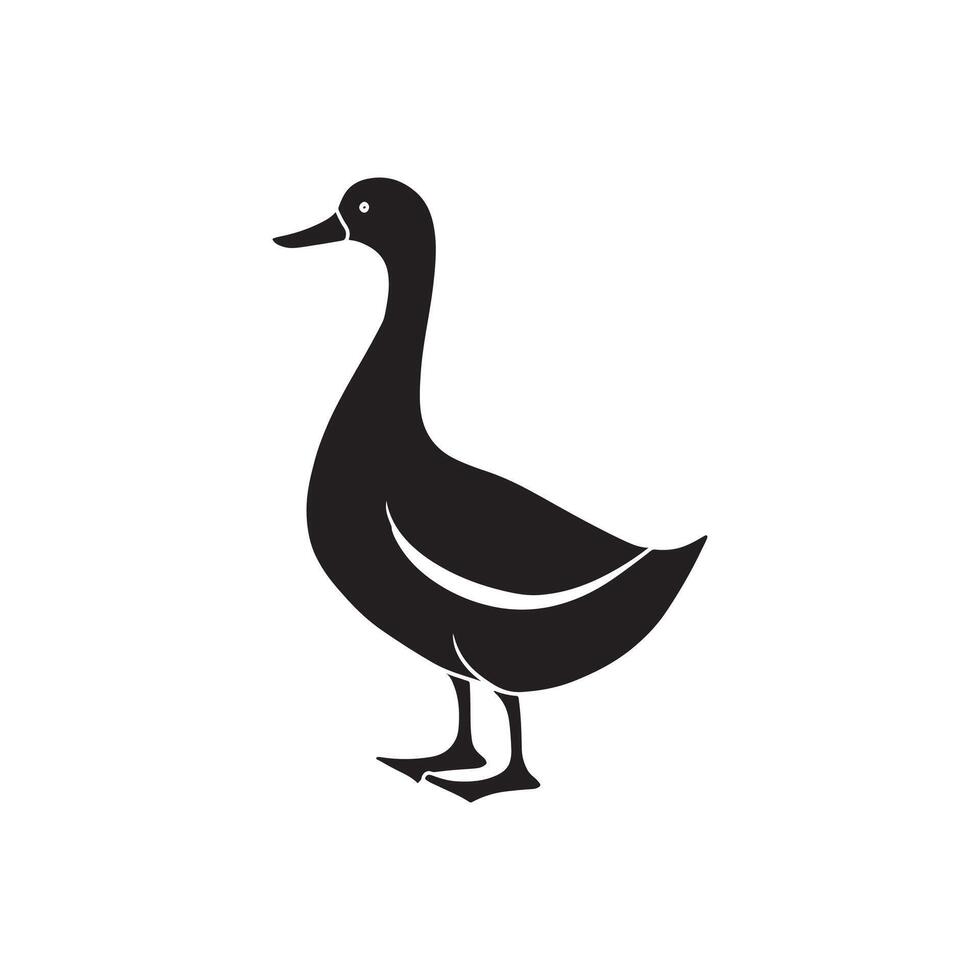 duck silhouettes, Lake Ducks Silhouette, Duck silhouettes, duck collection, various poses, black isolated figures vector