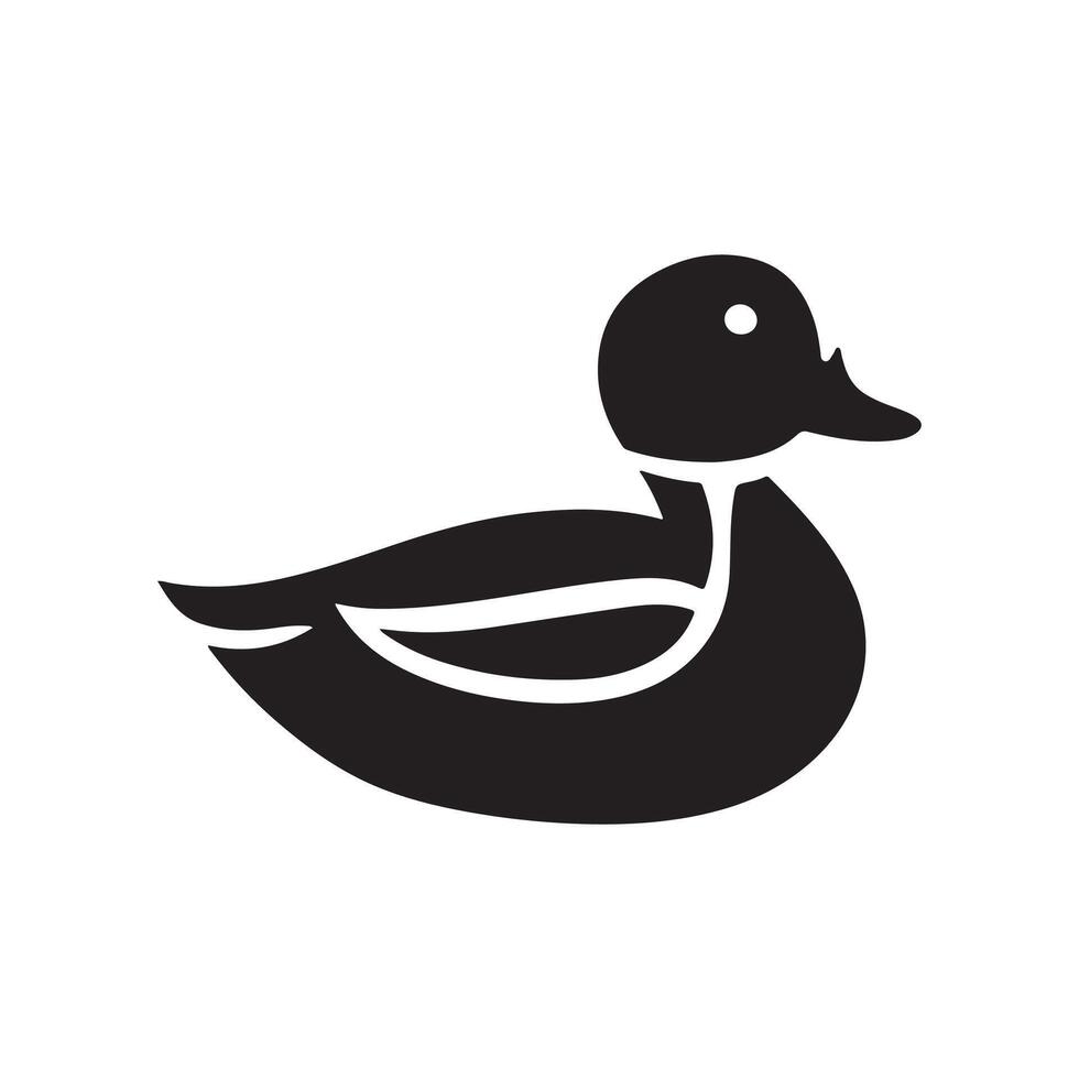 duck silhouettes, Lake Ducks Silhouette, Duck silhouettes, duck collection, various poses, black isolated figures vector