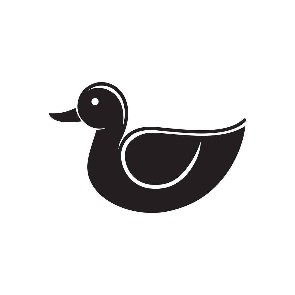 duck silhouettes, Lake Ducks Silhouette, Duck silhouettes, duck collection, various poses, black isolated figures vector