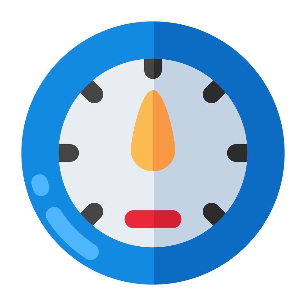 Unique design icon of speedometer vector
