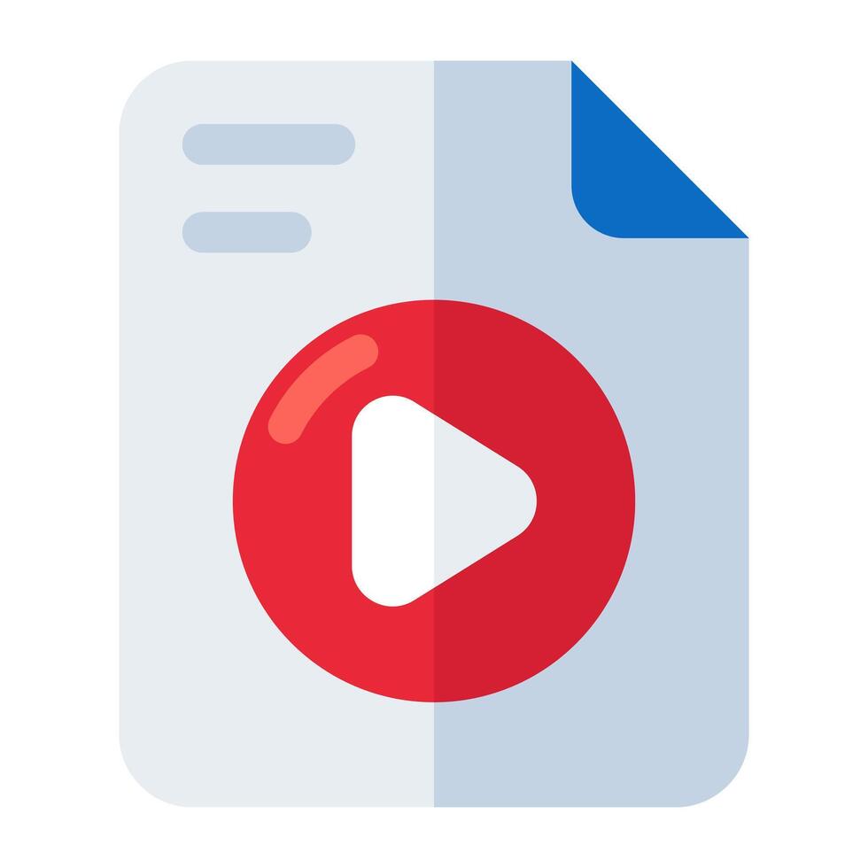 A unique design icon of file vector