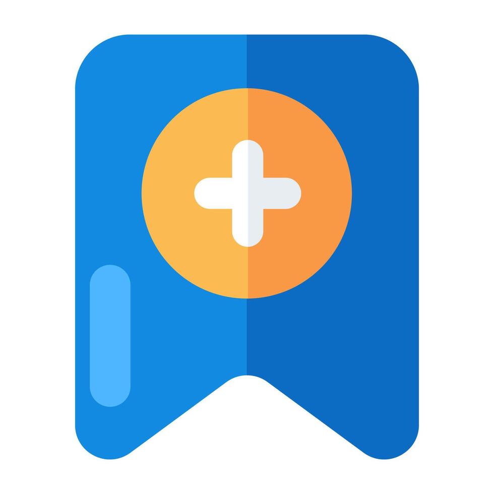 Premium download icon of add bookmark vector