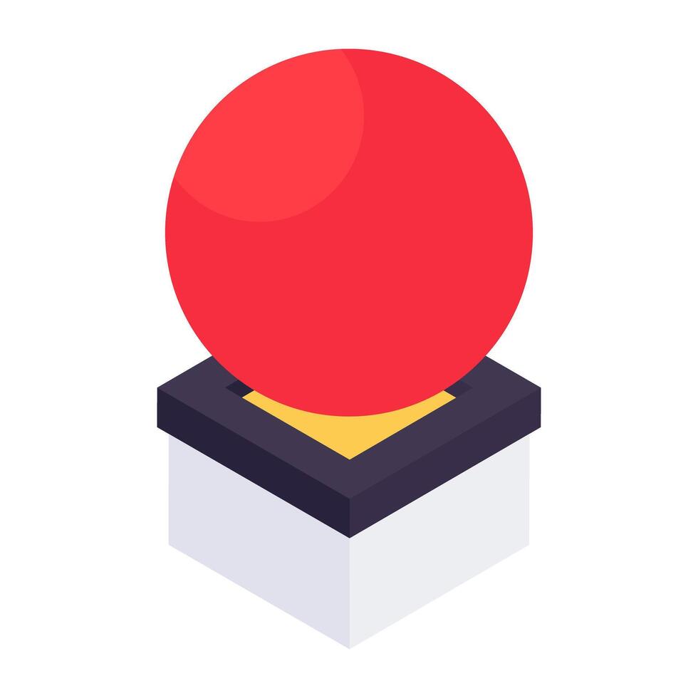 Flat design icon of plant vector