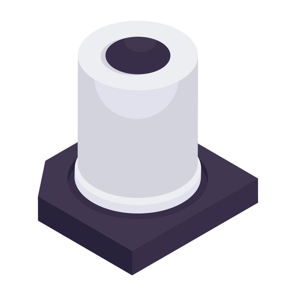 Premium design icon of capacitor vector