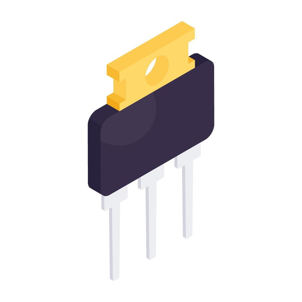 Perfect design icon of resistor vector