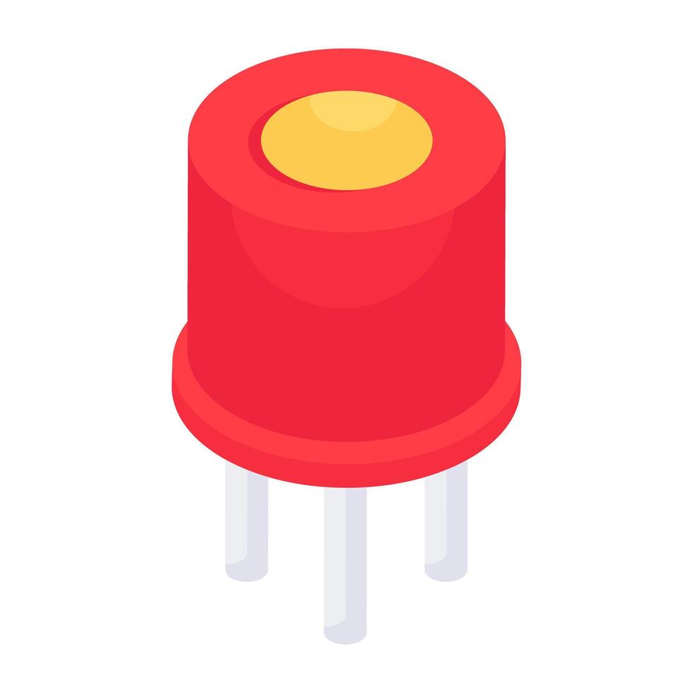 A trendy design icon of capacitor vector