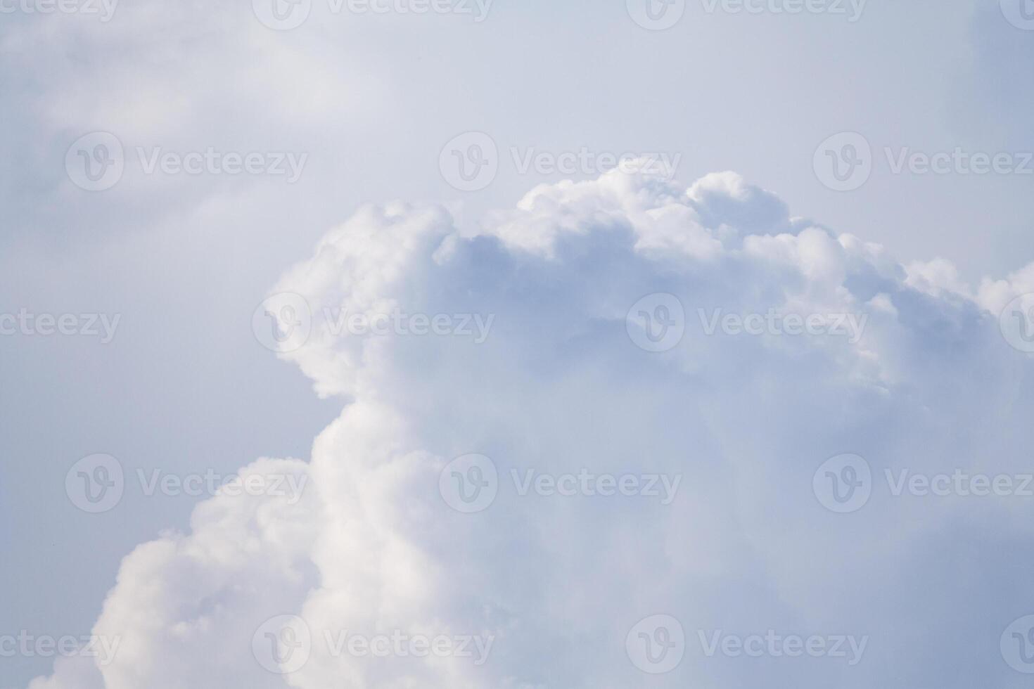 Soft gray fluffy clouds as background photo