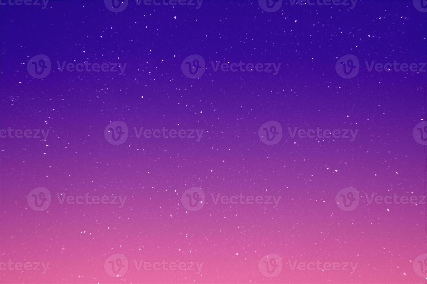 Abstract view on a stars in the evening purple sky as background, texture photo