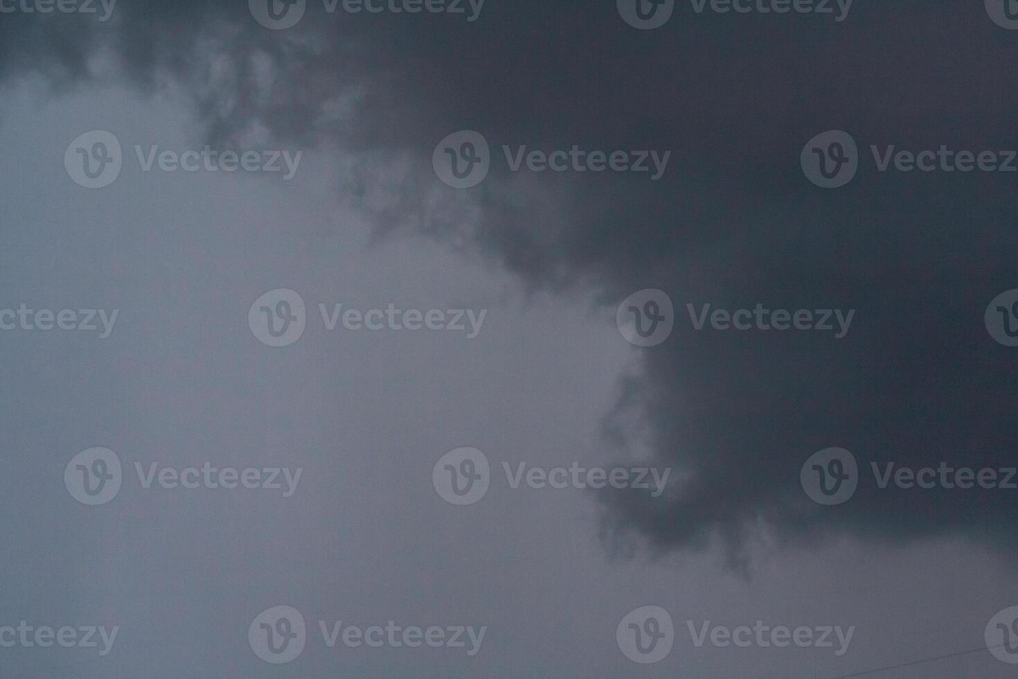 View on the dark stormy sky as background, texture photo