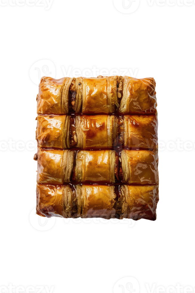 Golden Square of Baklava png