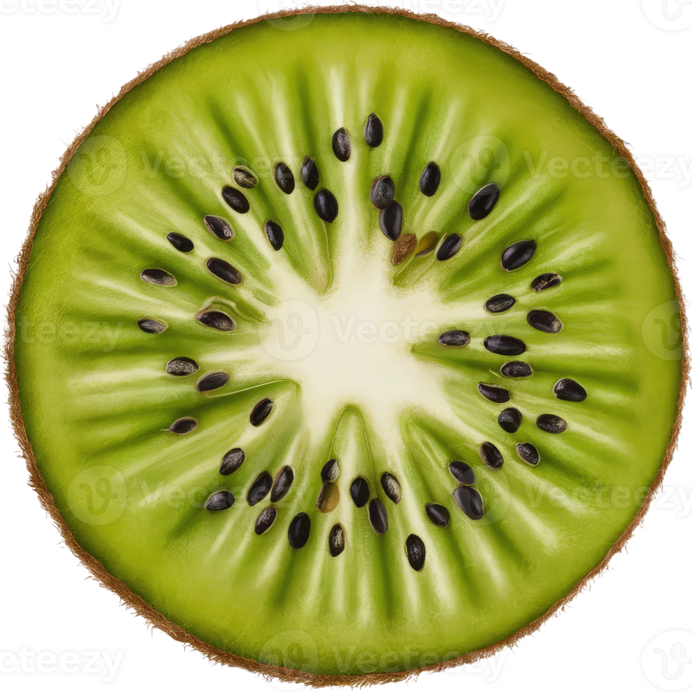 A Close-Up of a Kiwi Slice png