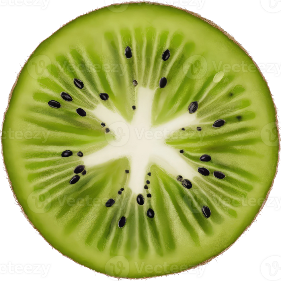 A Close-Up of a Kiwi Slice png