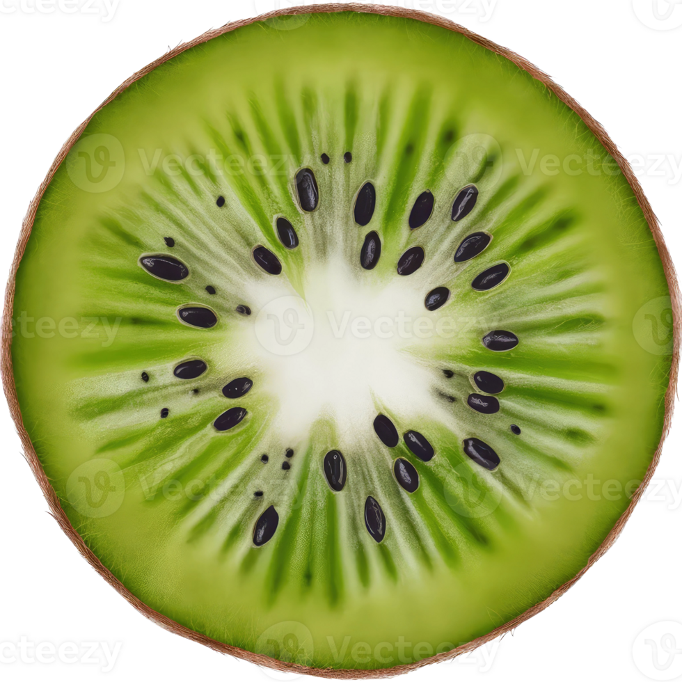 A Close-Up of a Kiwi Slice png