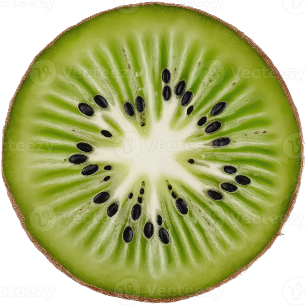A Close-Up of a Kiwi Slice png