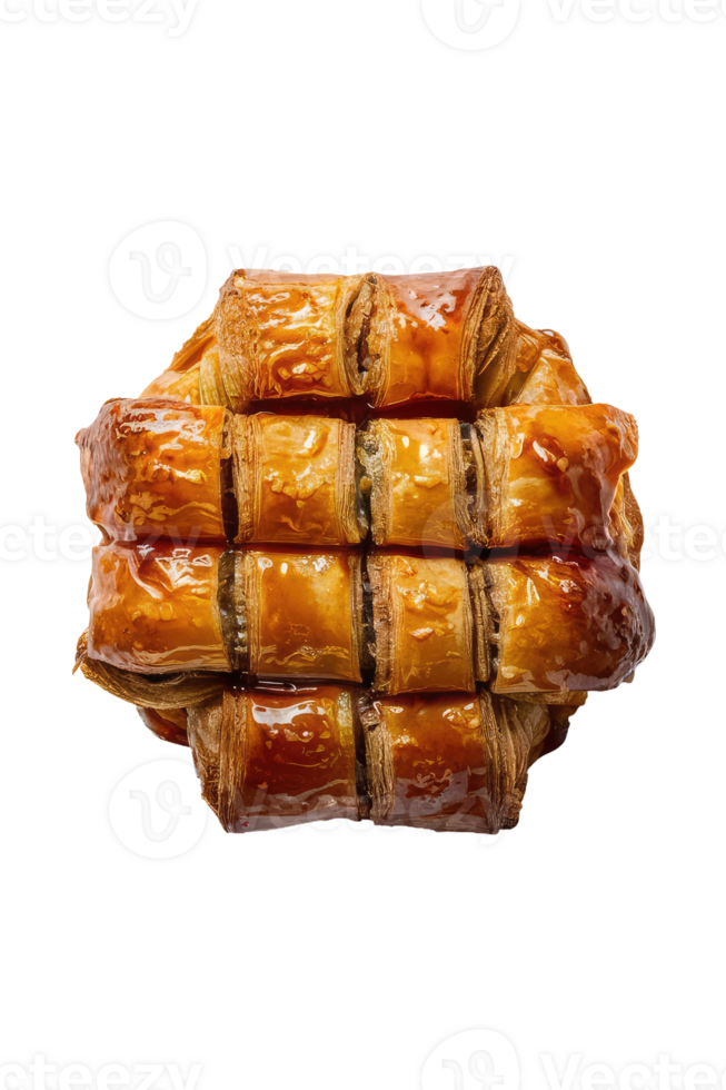 Golden Square of Baklava png