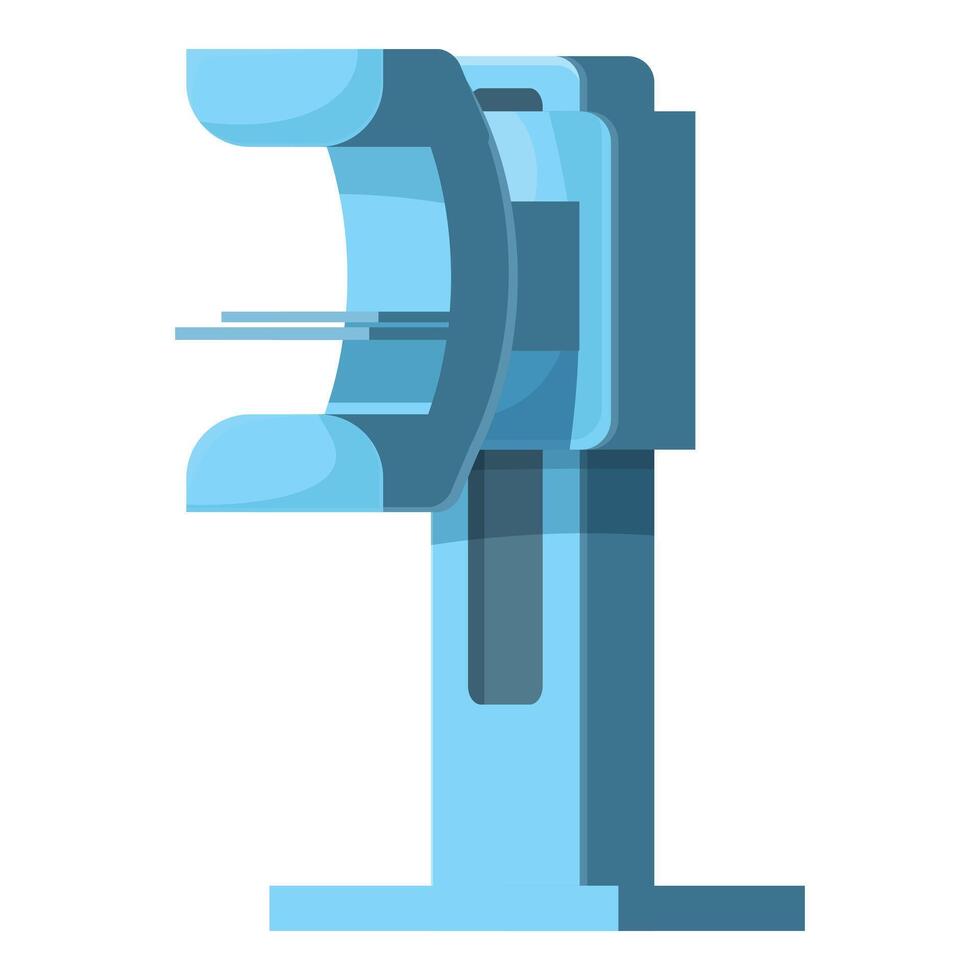 Modern medical equipment showing computed tomography scanner machine vector