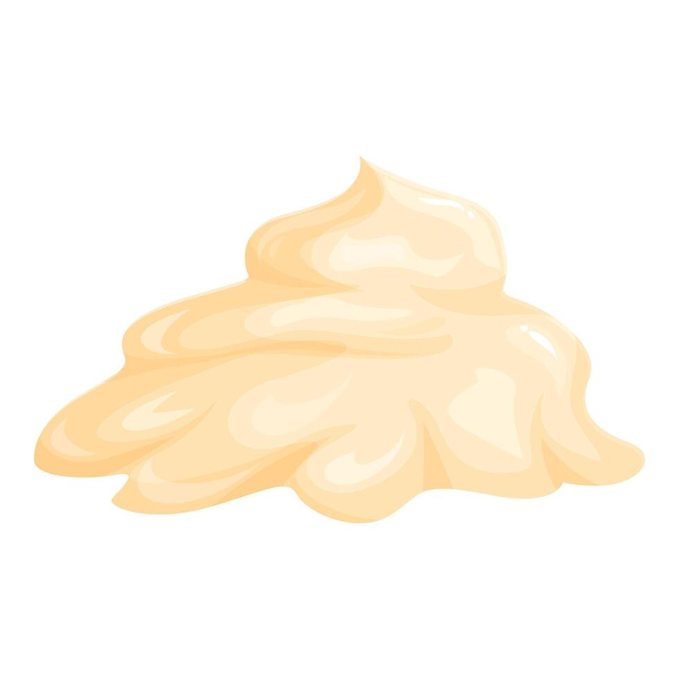 Creamy swirl of deliciousness, a dollop of flavor taking center stage vector