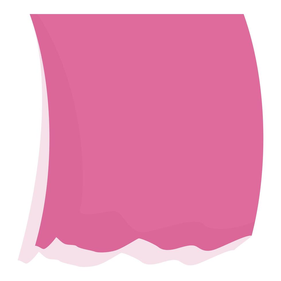 Pink torn paper with copy space border illustration vector