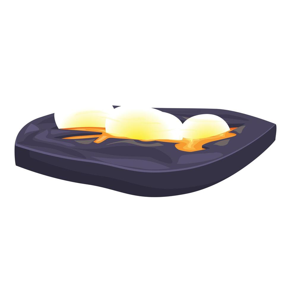 Black bread slice with peanut butter and banana slices healthy breakfast vector