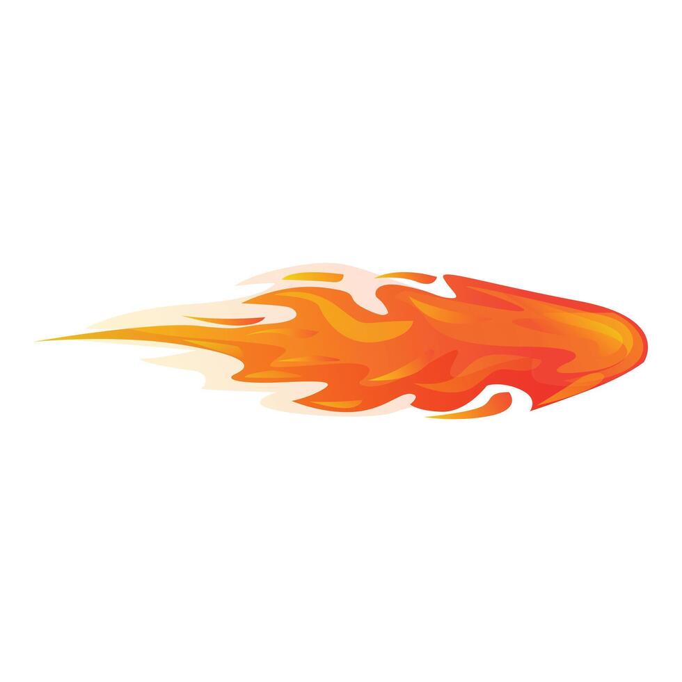 Burning fire flame moving fast leaving trail 47564205 Vector Art at
