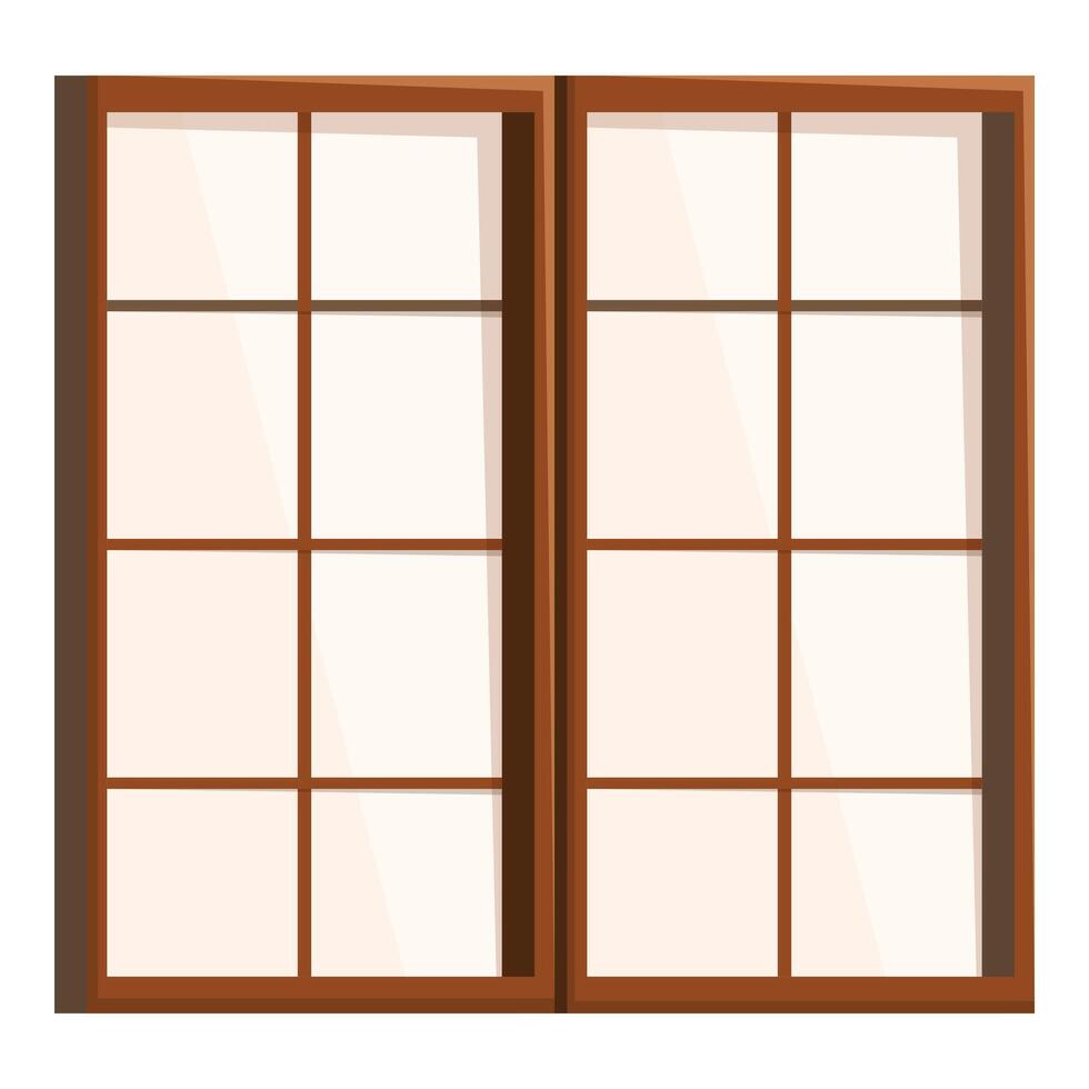 Traditional japanese shoji window offering a serene view vector