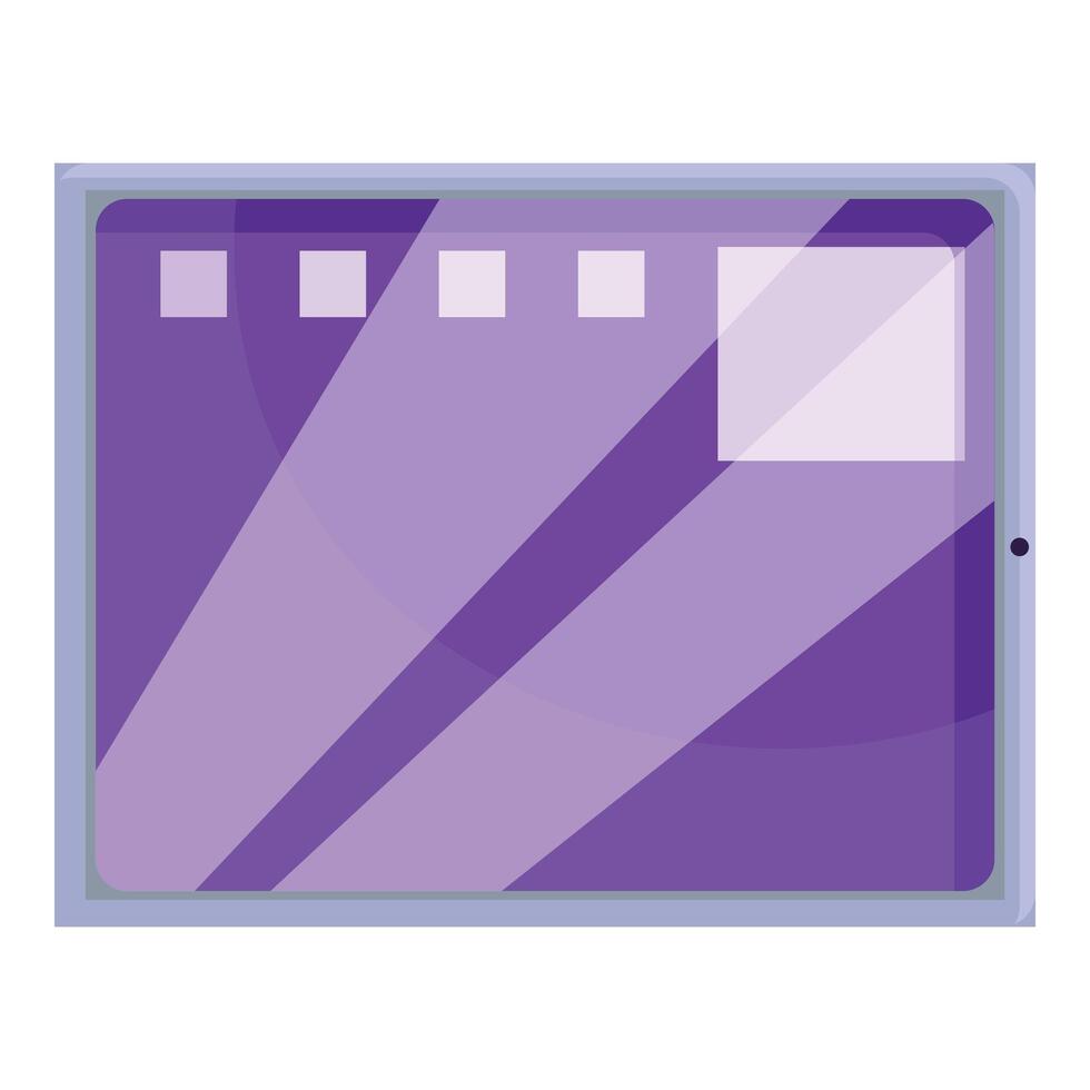 Digital tablet showing working process with diagram and charts vector