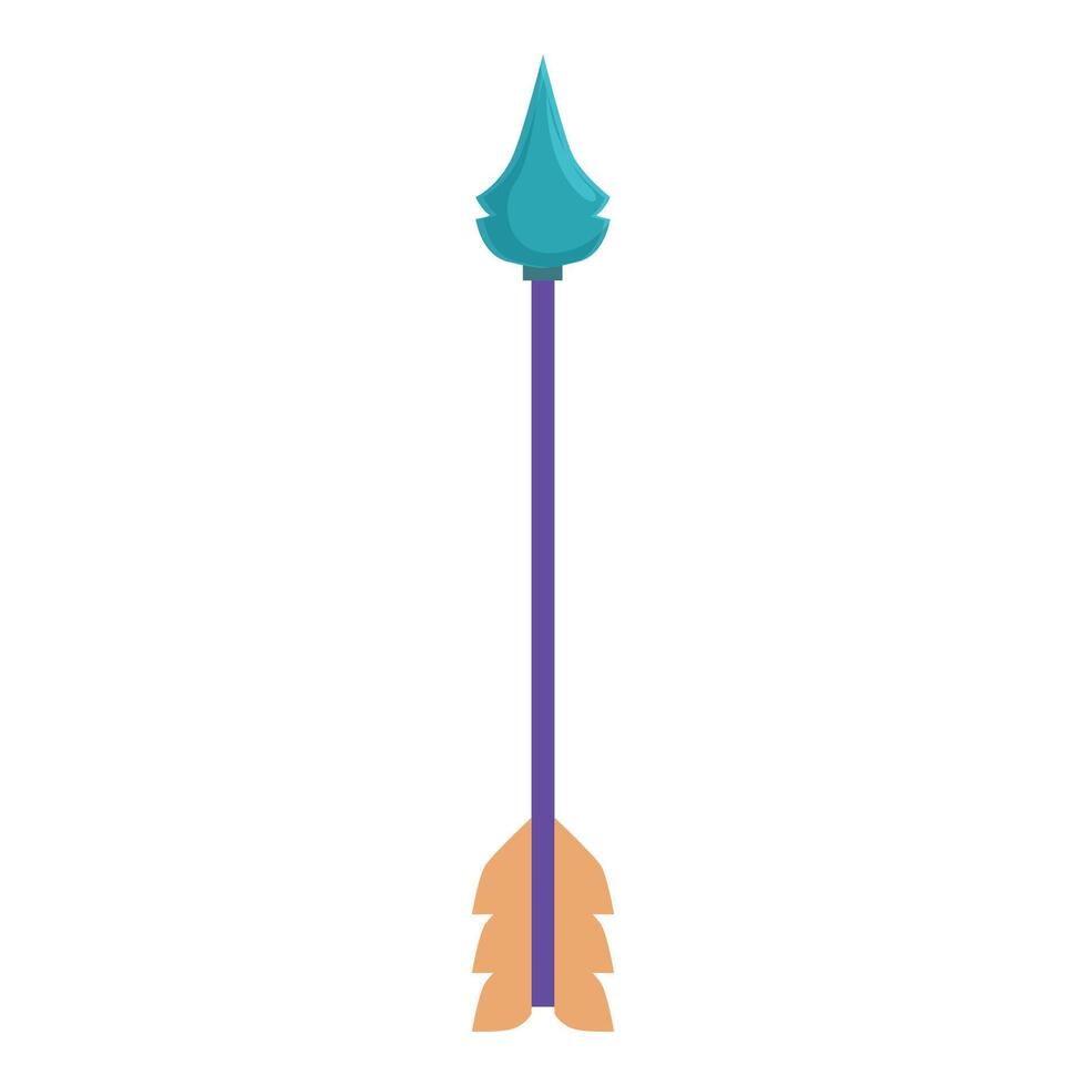 Ancient arrow pointing up representing direction and goal vector