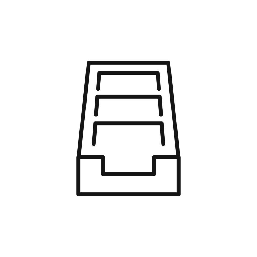 Digital Archive Management Icon for Data Storage Solutions vector