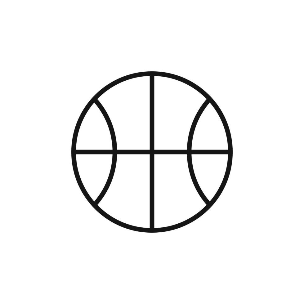 Basketball Icon for Sports Events and Games vector