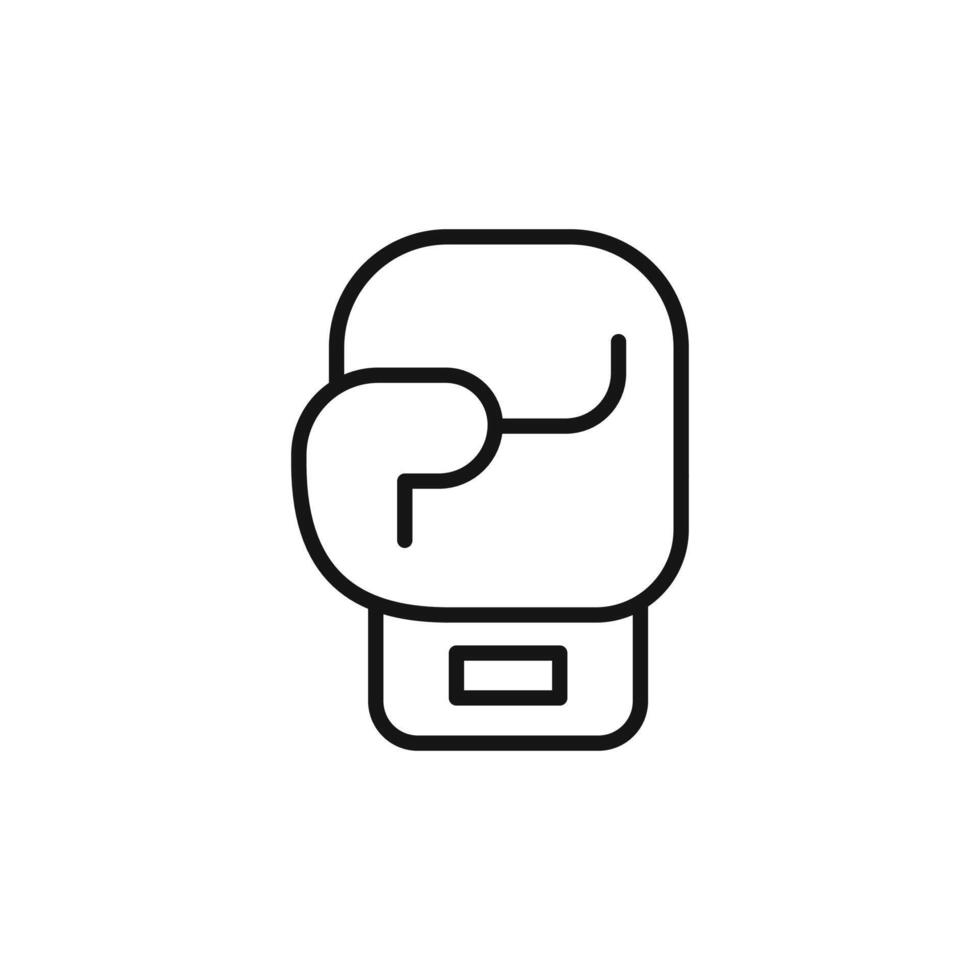 Boxing Glove Icon Collection Fight Gear Illustrations for Sports and Fitness vector
