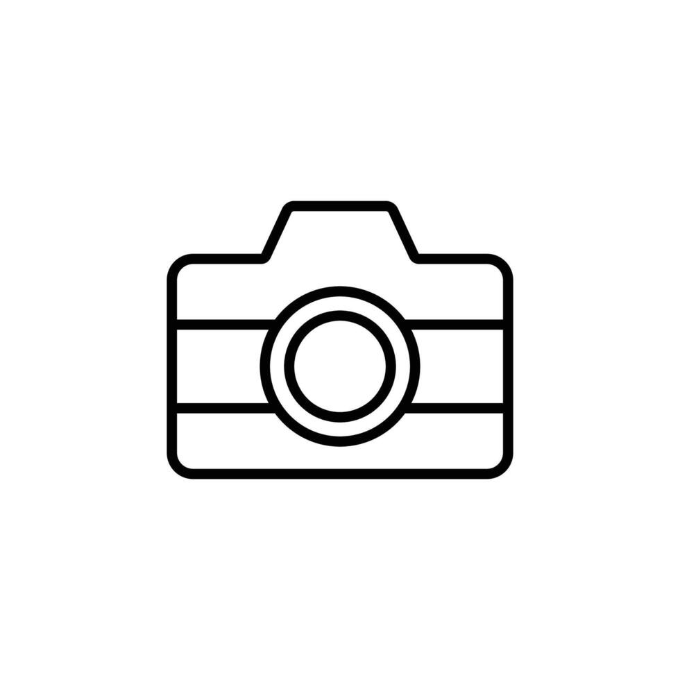 Photography Camera Icon Ideal for Media and Visual Content vector