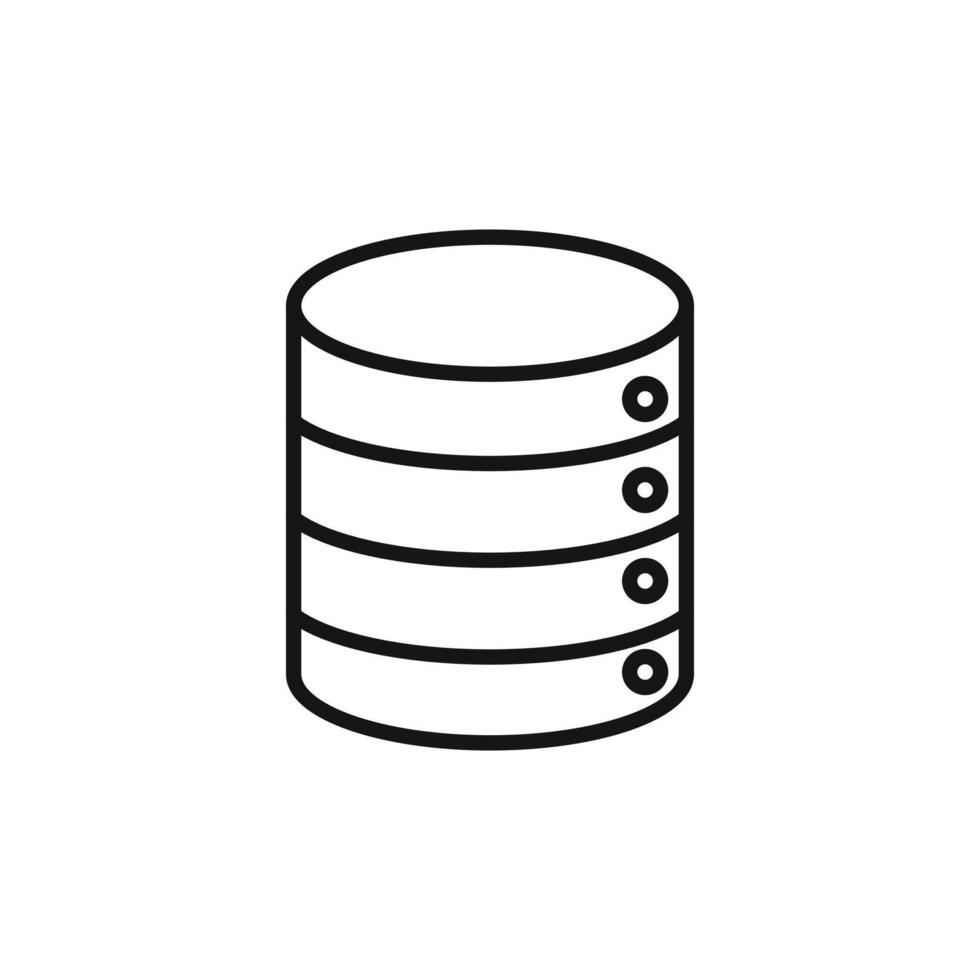 Information Database Icon Perfect for Data Management vector