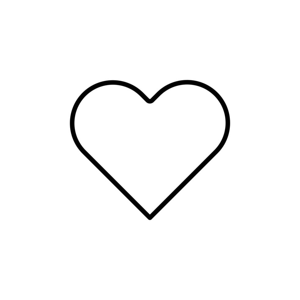 Love Heart Icon Perfect for Health and Relationship Illustrations vector