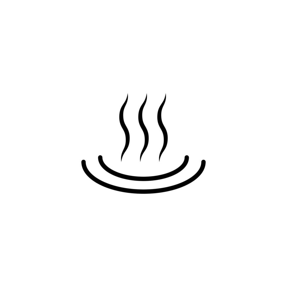 Japanese Onsen Icon Perfect for Hot Springs and Spa Experiences vector