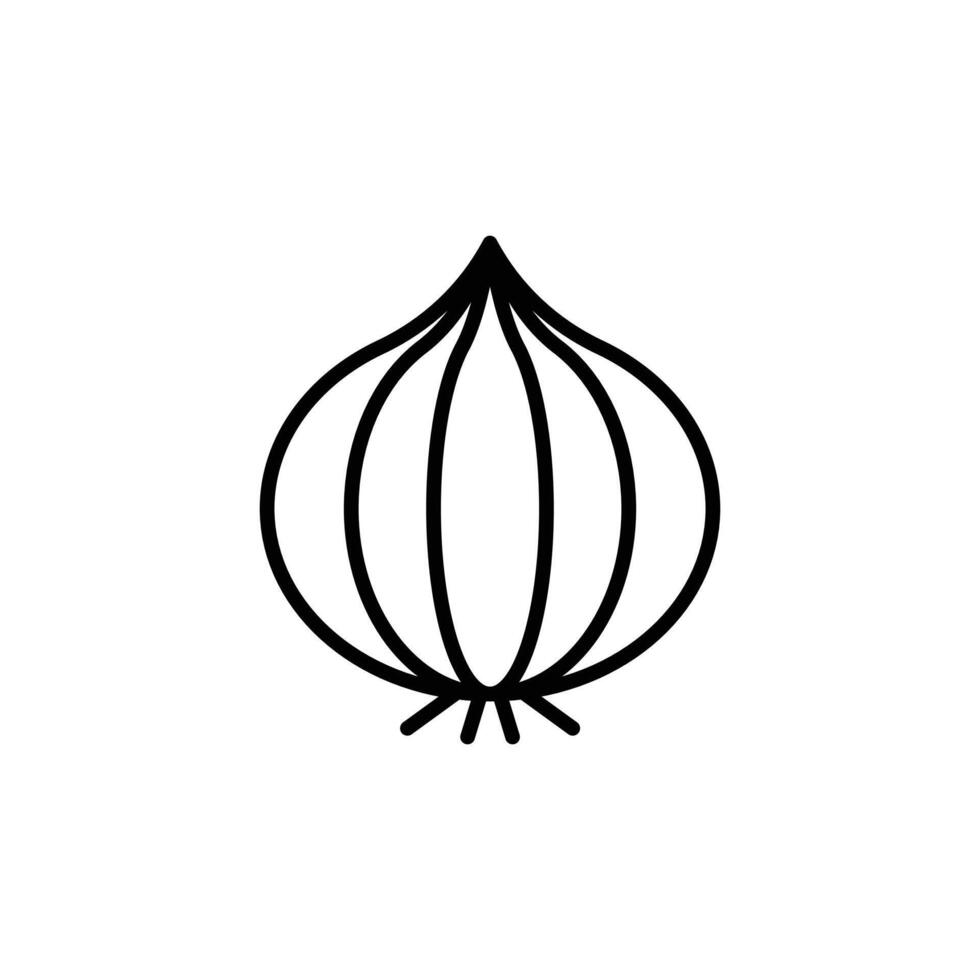 Culinary Onion Icon Ideal for Cooking and Recipe Illustrations vector