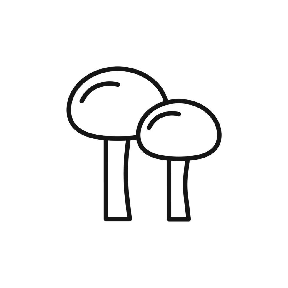 Mushroom Icon Set Fungi Illustrations for Culinary, Nutrition, and Nature Projects vector